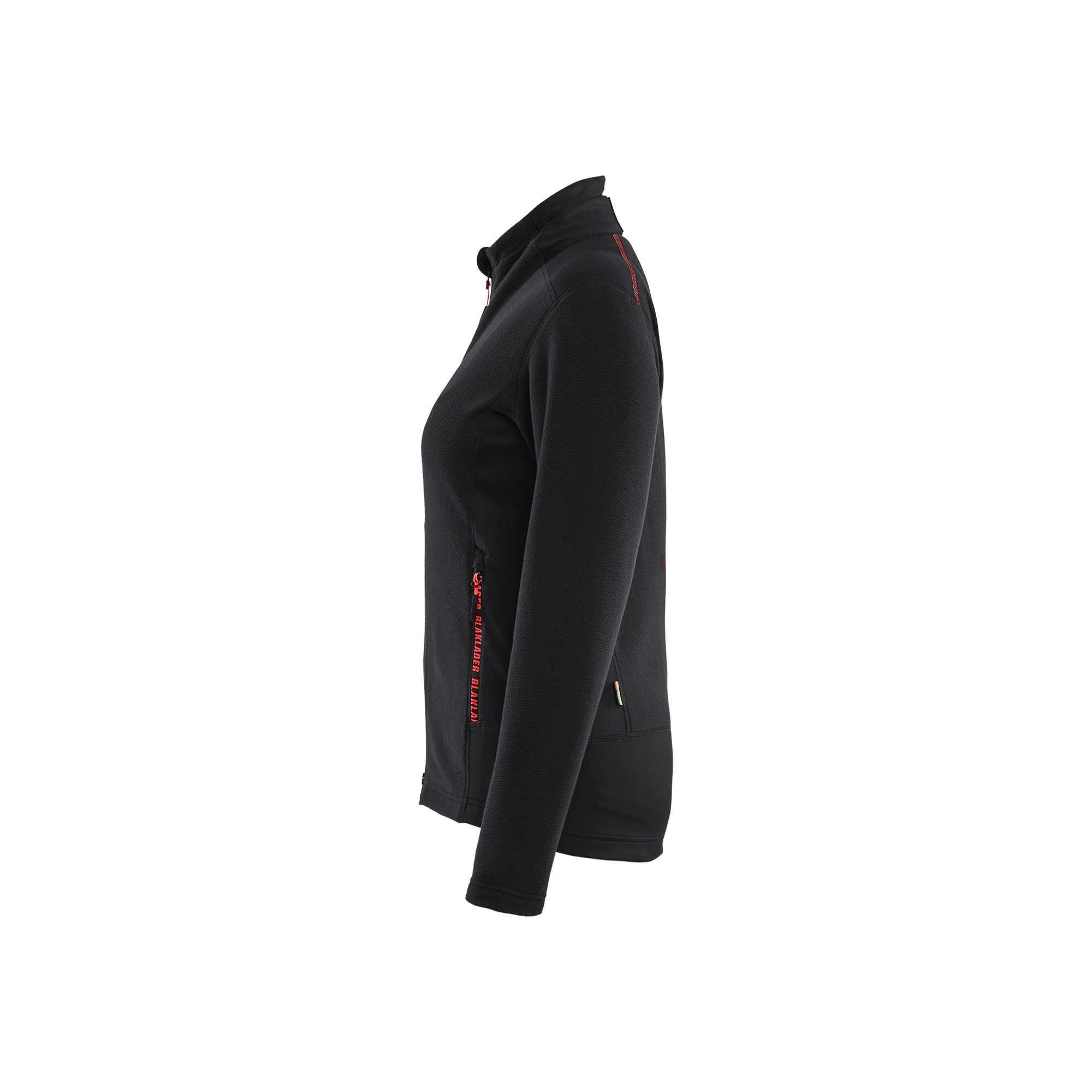 BLAKLADER 47661010 Women's Microfleece Jacket Hi Vis Reflective Work Jacket WOMEN - Antipilling